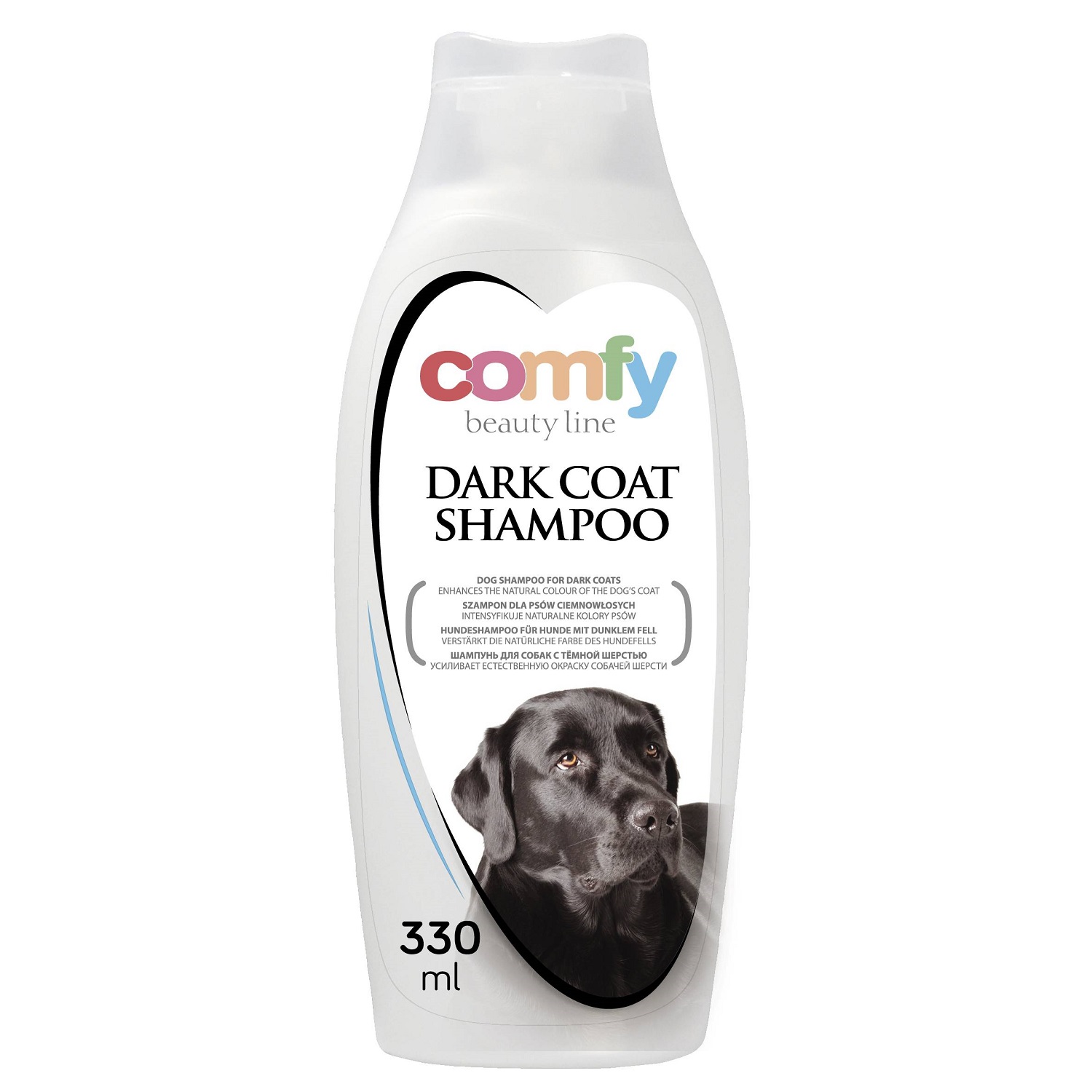 COMFY DARK DOG shampoo visual