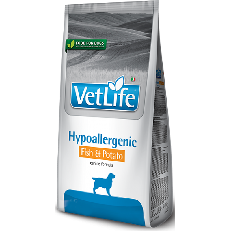 Vet Life Canine Hypoallergenic Fish Potato Feedme Petshop