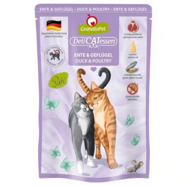 GranataPet Delicatessen Pouch Ente Gefluegel 85 G 197649 GP Zoo 800x800h