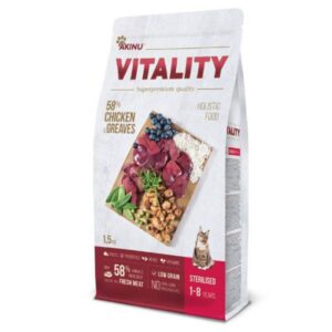 akinu vitality cat sterilised chicken greaves 15kg2 img 1