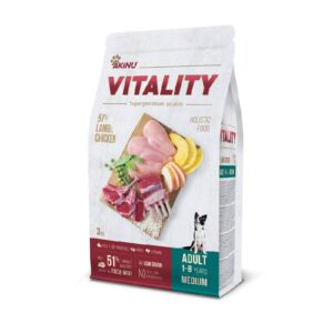 akinu vitality dog adult medium lamb chicken 3kg img
