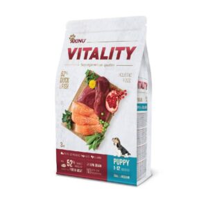 akinu vitality dog puppy small medium duck fish 3kg img