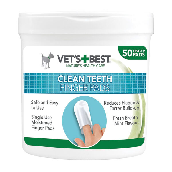 20221212164148 Vet S Best Clean Teeth Finger Pads Odontiko Skylou Mantilakia Katharismou Dontion Skylou 50tmch