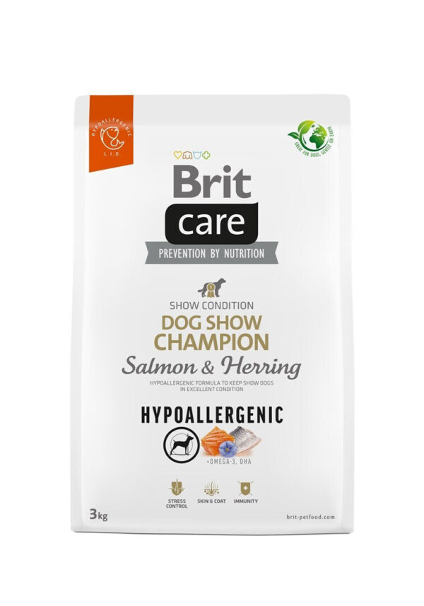 20230117145559 Brit Care Dog Show Champion 3kg Xira Trofi Gia Enilikous Skylous Choris Sitira Me Rega Solomo