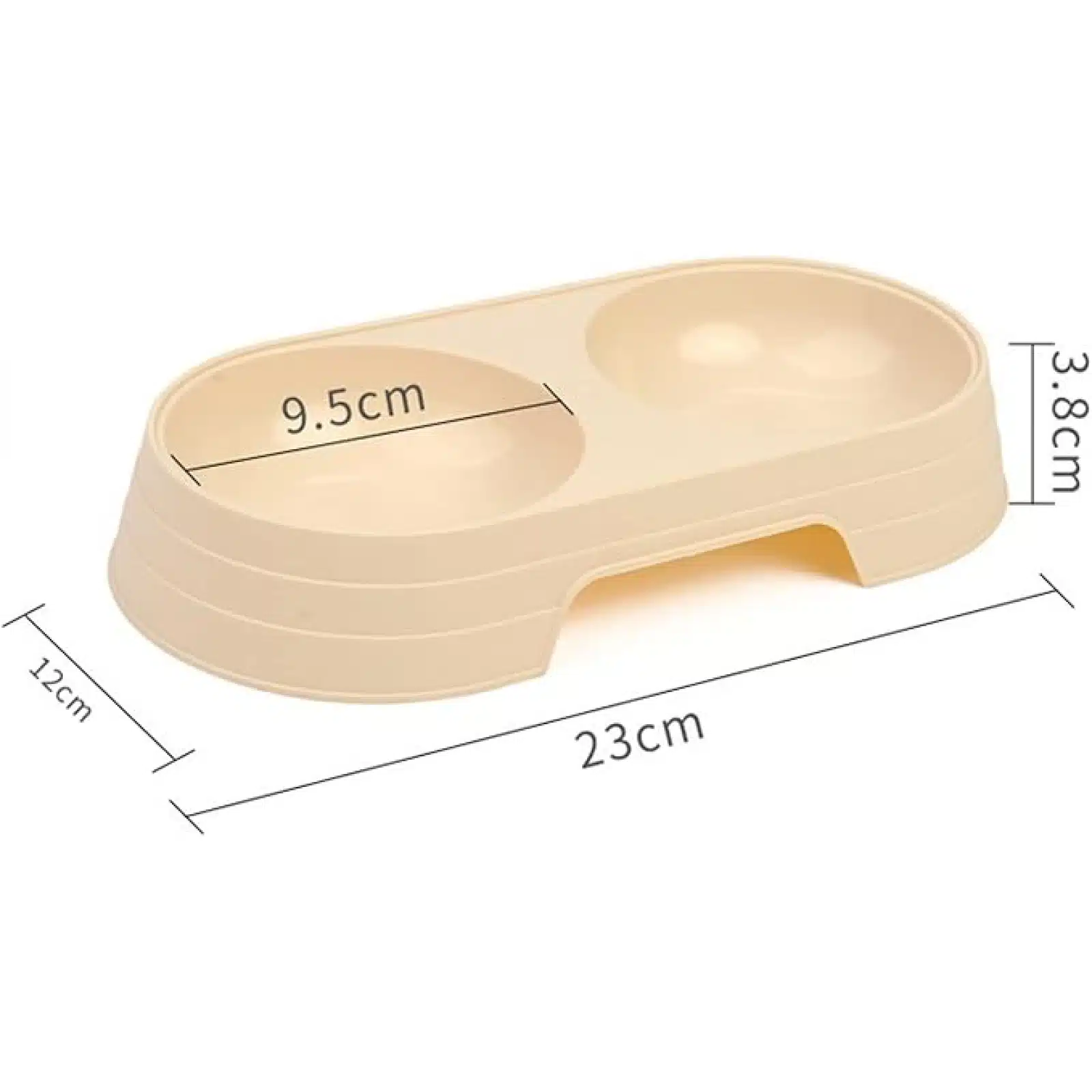 Πλαστικό Διπλό Μπολ Φαγητού και Νερού 23x12x3,8cm Λιλά Plastiko Diplo Mpol Fagitou Kai Nerou Denik 23x12x3 8cm Roz 1600x1600w