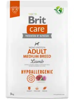 Brit Care Adult Medium Lamb And Rice 3kg 1600x1600h