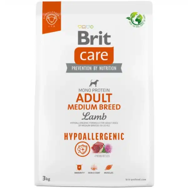 Brit Care Adult Medium Lamb And Rice 3kg 1600x1600h