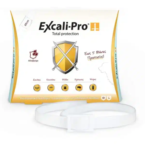 Excali Pro Antiparasitiko Kolaro Skuloy M L 69cm